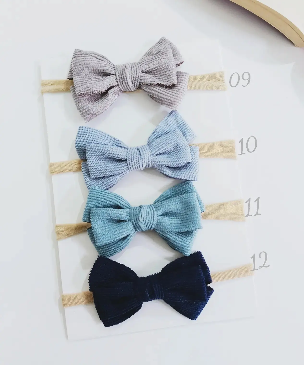 Corduroy Bow Headband