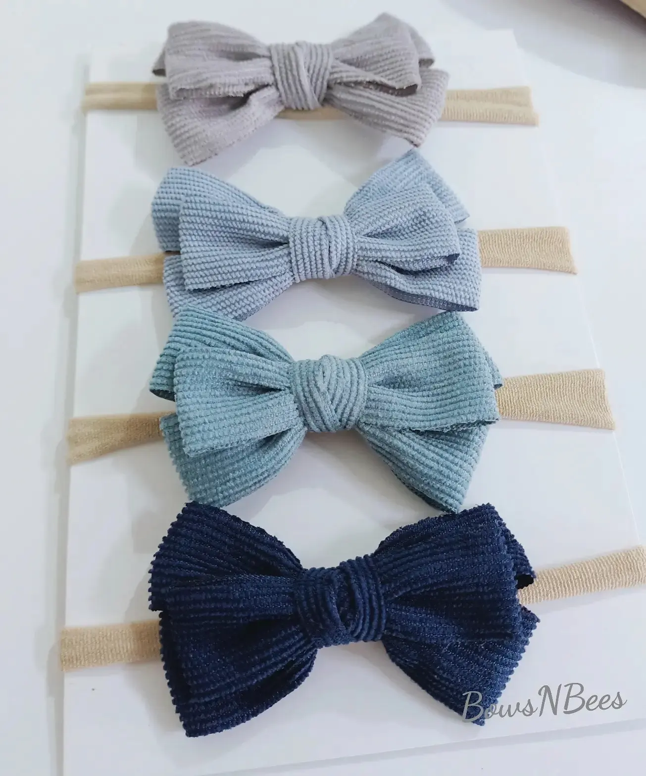 Corduroy Bow Headband - Image 2