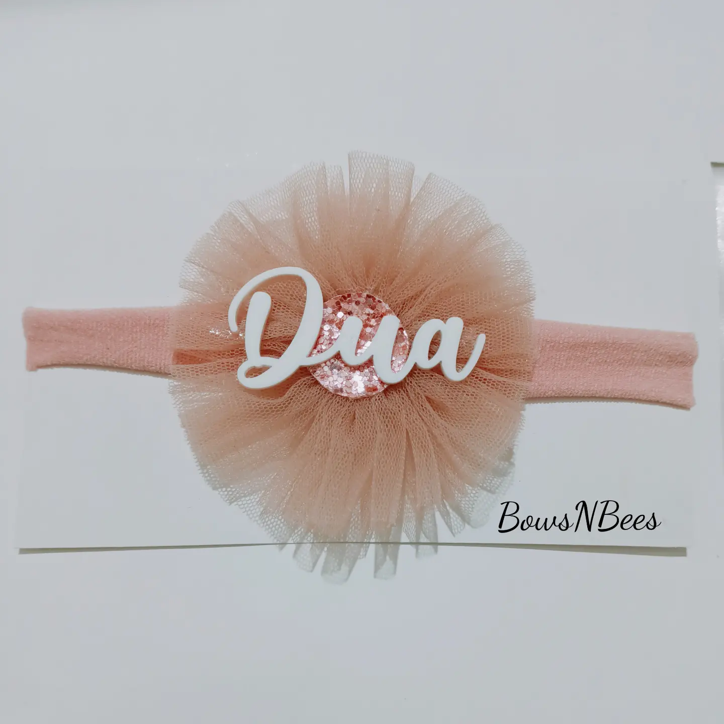 Name tulle headband - Image 10