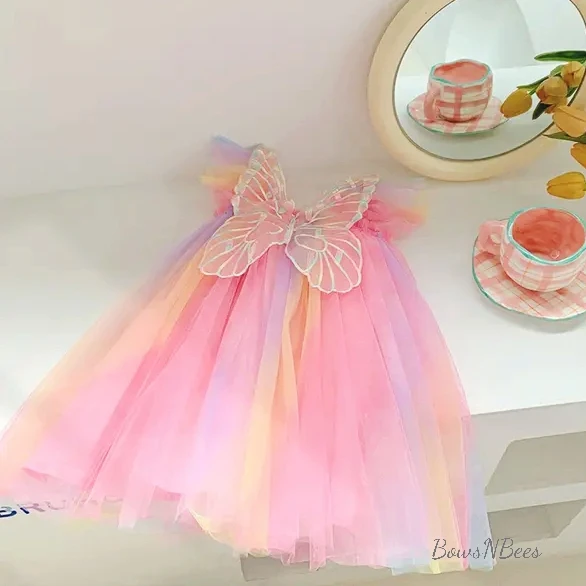 Zaylee Butterfly Dress B03 - Image 2