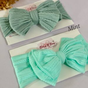 Cable Knit Knot Headband