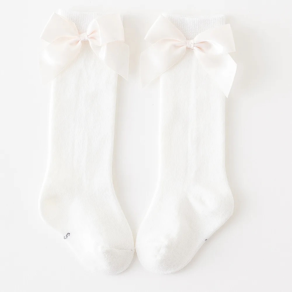 Bow Princess Socks- White