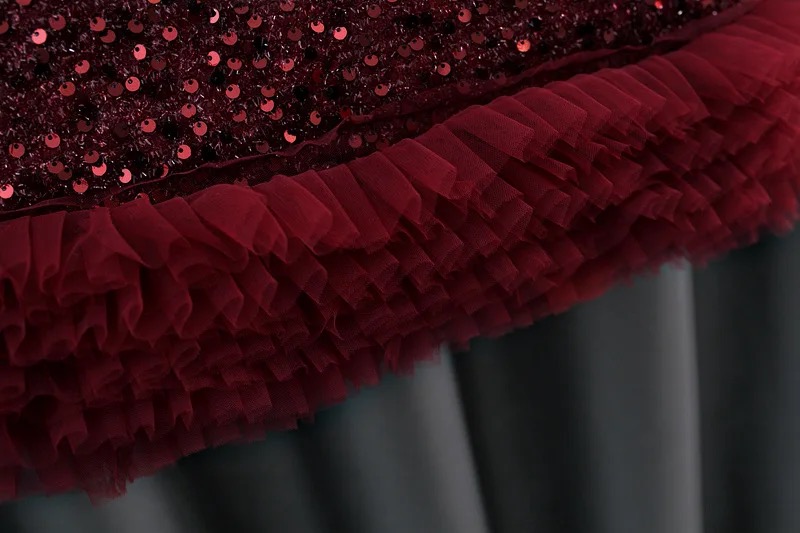 Plum shimmer dress set - Image 9