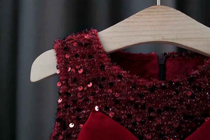 Plum shimmer dress set - Image 6