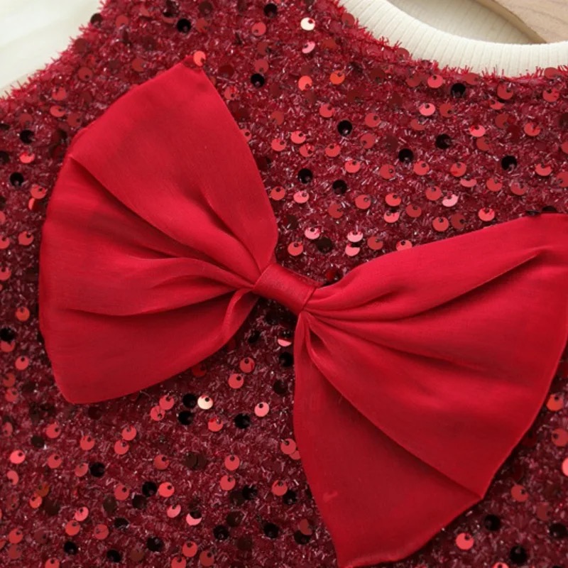 Plum shimmer dress set - Image 2