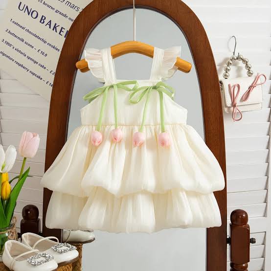 Tulip Dress (White)