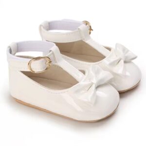 Noir Belle Baby Shoes (White)