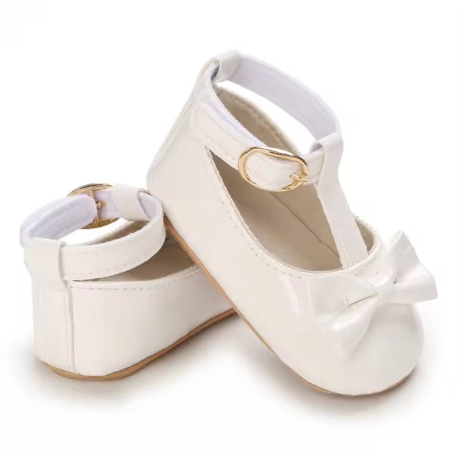 Noir Belle Baby Shoes (White) - Image 3