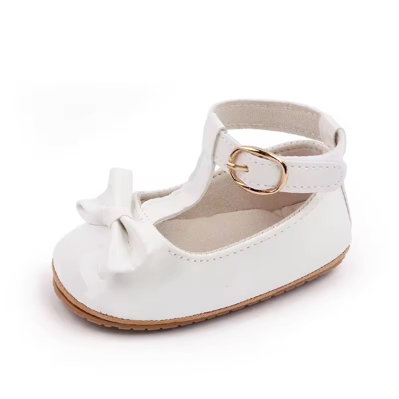 Noir Belle Baby Shoes (White) - Image 2
