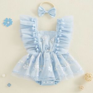 Elora Romper (Blue)