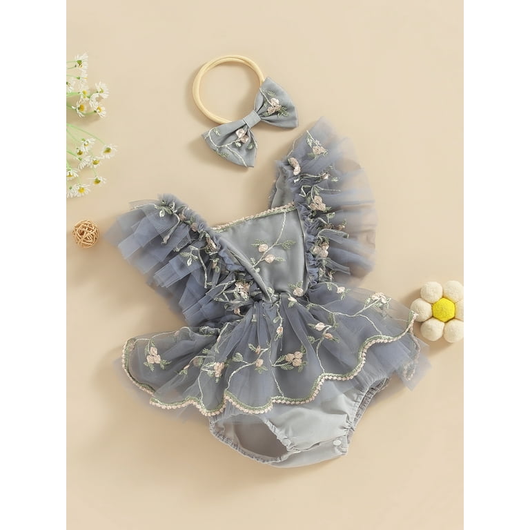 Aurora Romper (Bluish Grey) - Image 4