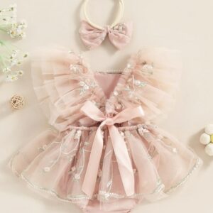 Aurora Romper (Powder Pink)