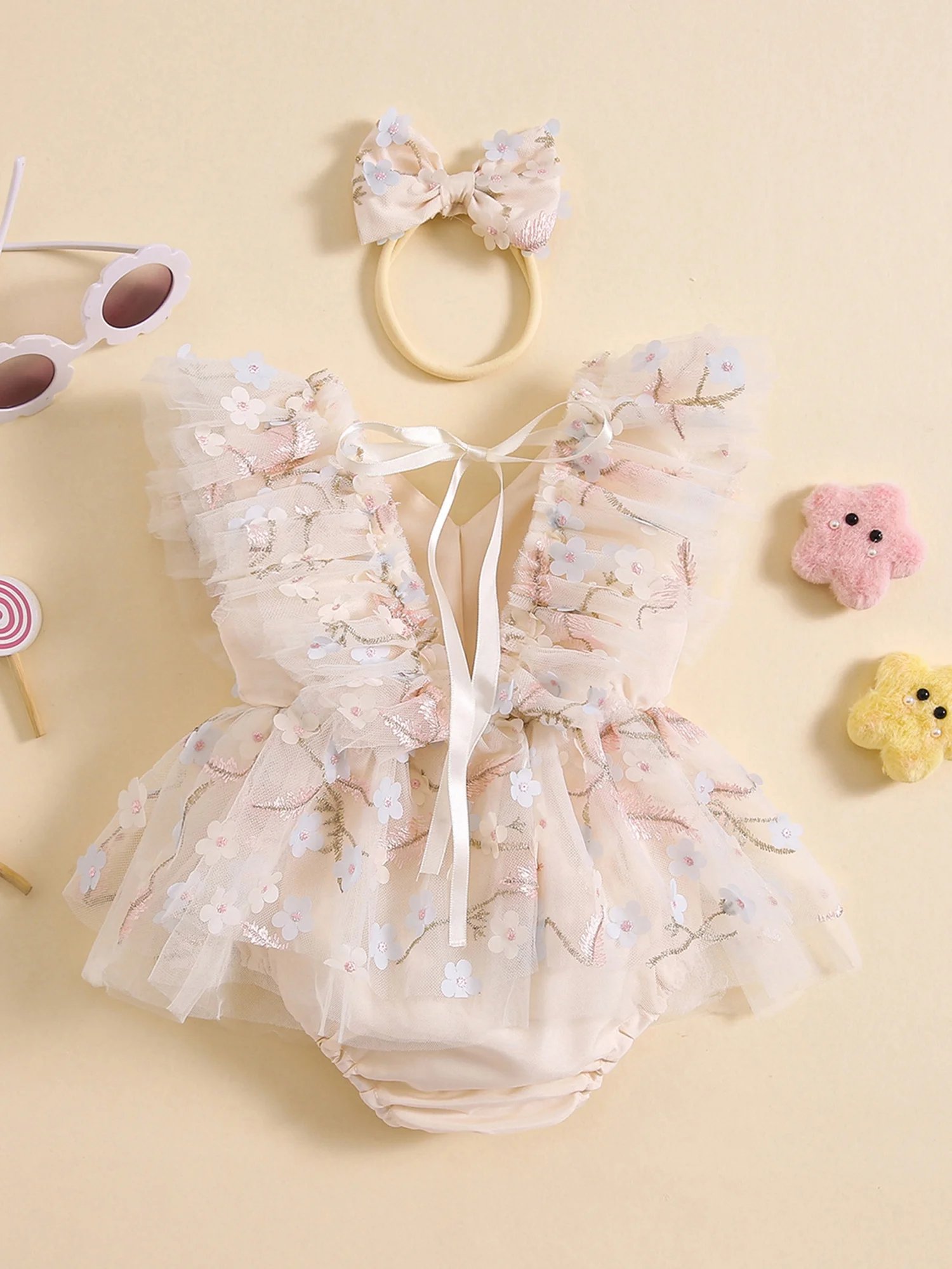 Petaline Romper Dress -1 - Image 2