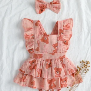 Berry Romper Dress