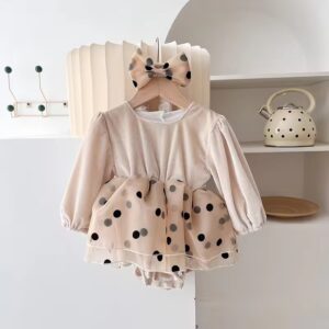 Veloura Romper Dress (Chikku)